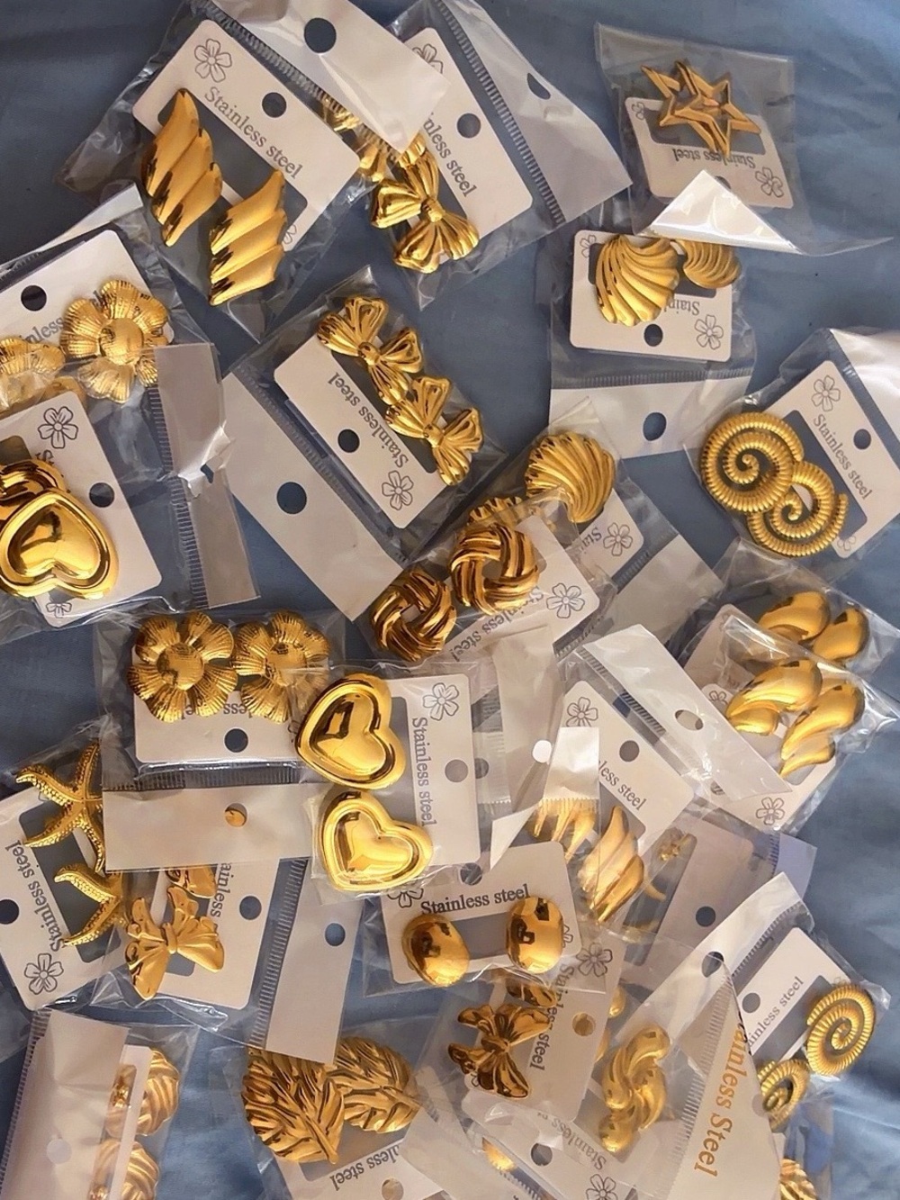 30 Gold Earrings - Women Accessories